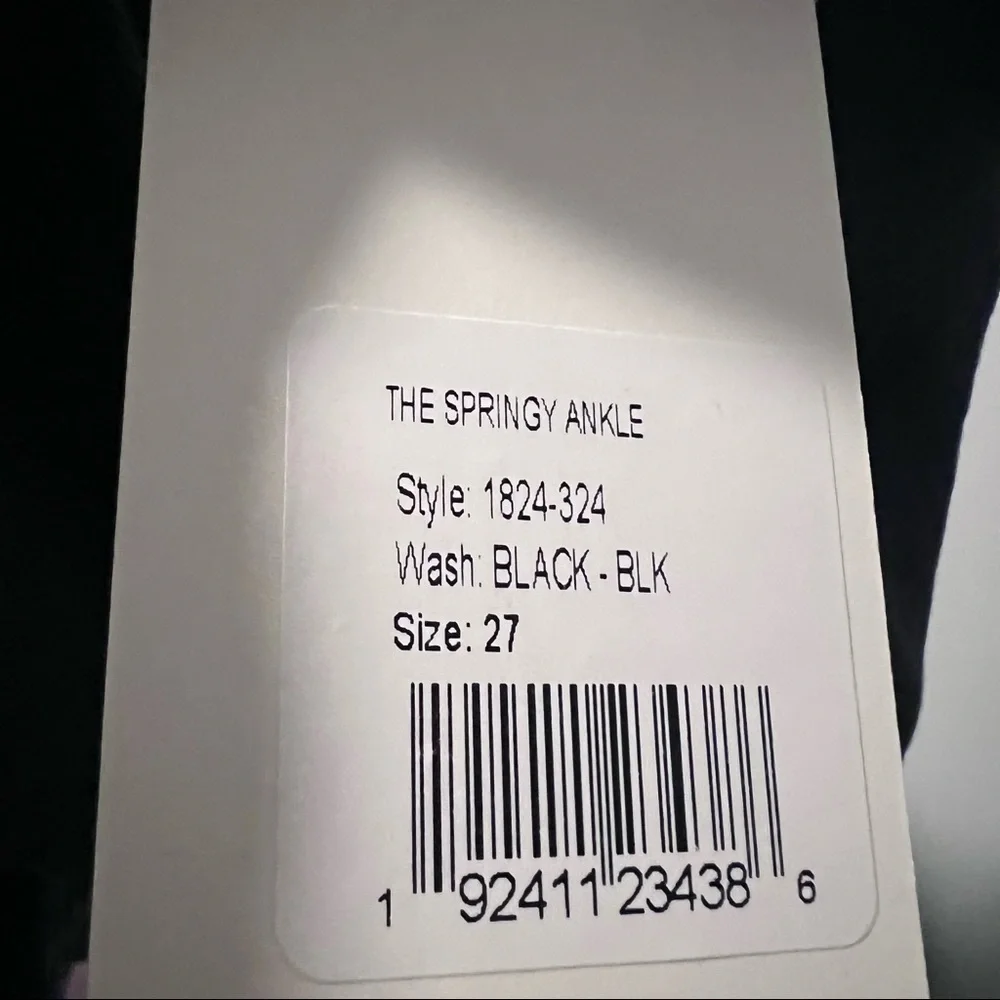 MOTHER the springy ankle Casual Pants faded black 1582 - Picture 9 of 10